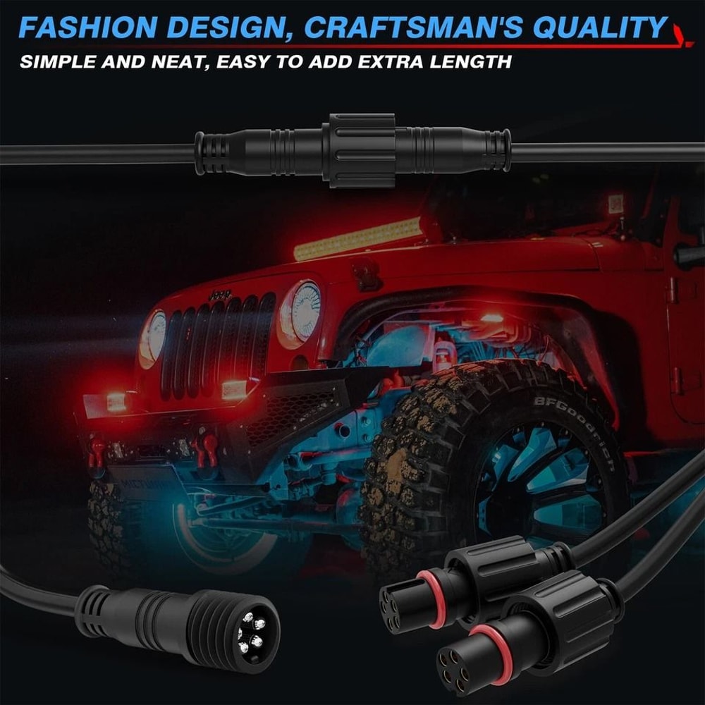 Y Splitter Cable For RGBW Rock Lights 7