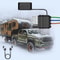 Way Flat Trailer Extension Cable AWG Wiring Harness For Secure Vehicle To Trailer Connection 9