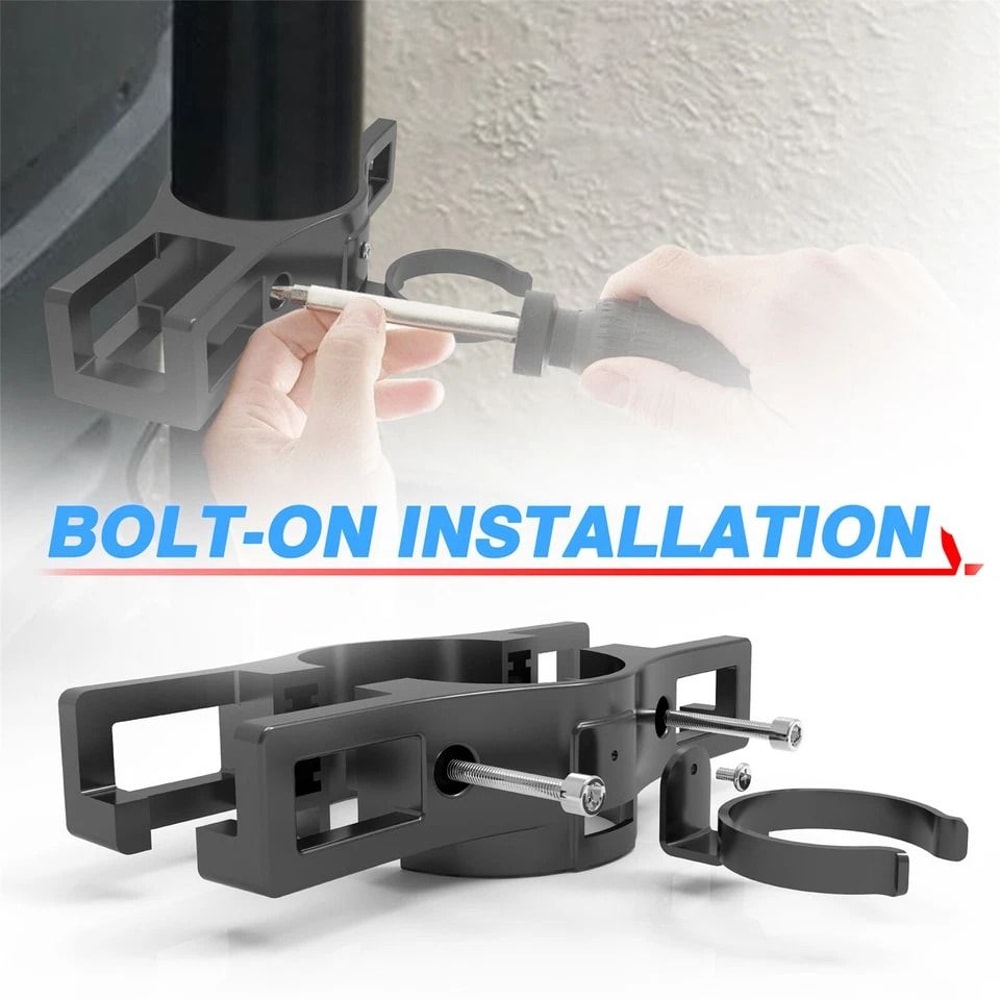 Heavy Duty RV Jack Cover And Trailer Chain Holder 1