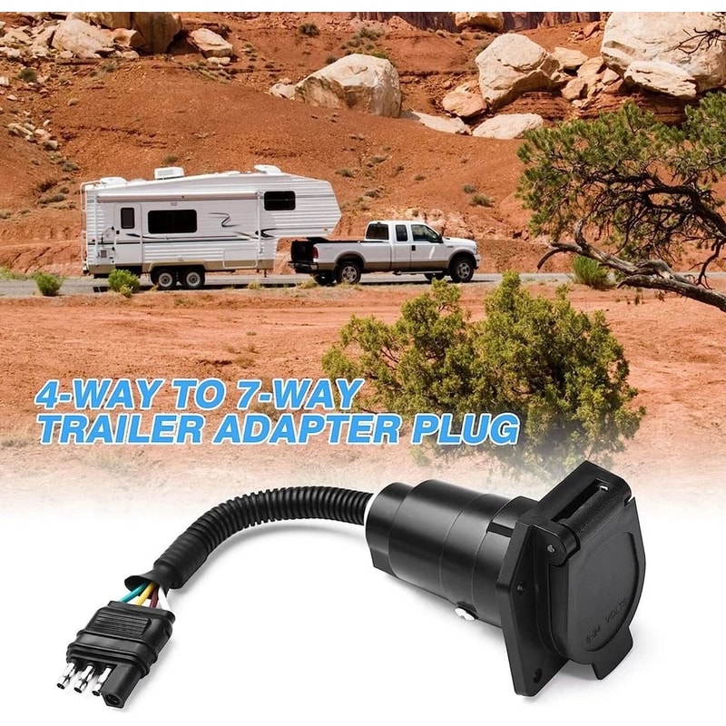 Blade Trailer Adapter Plug For RV Truck Towing 6