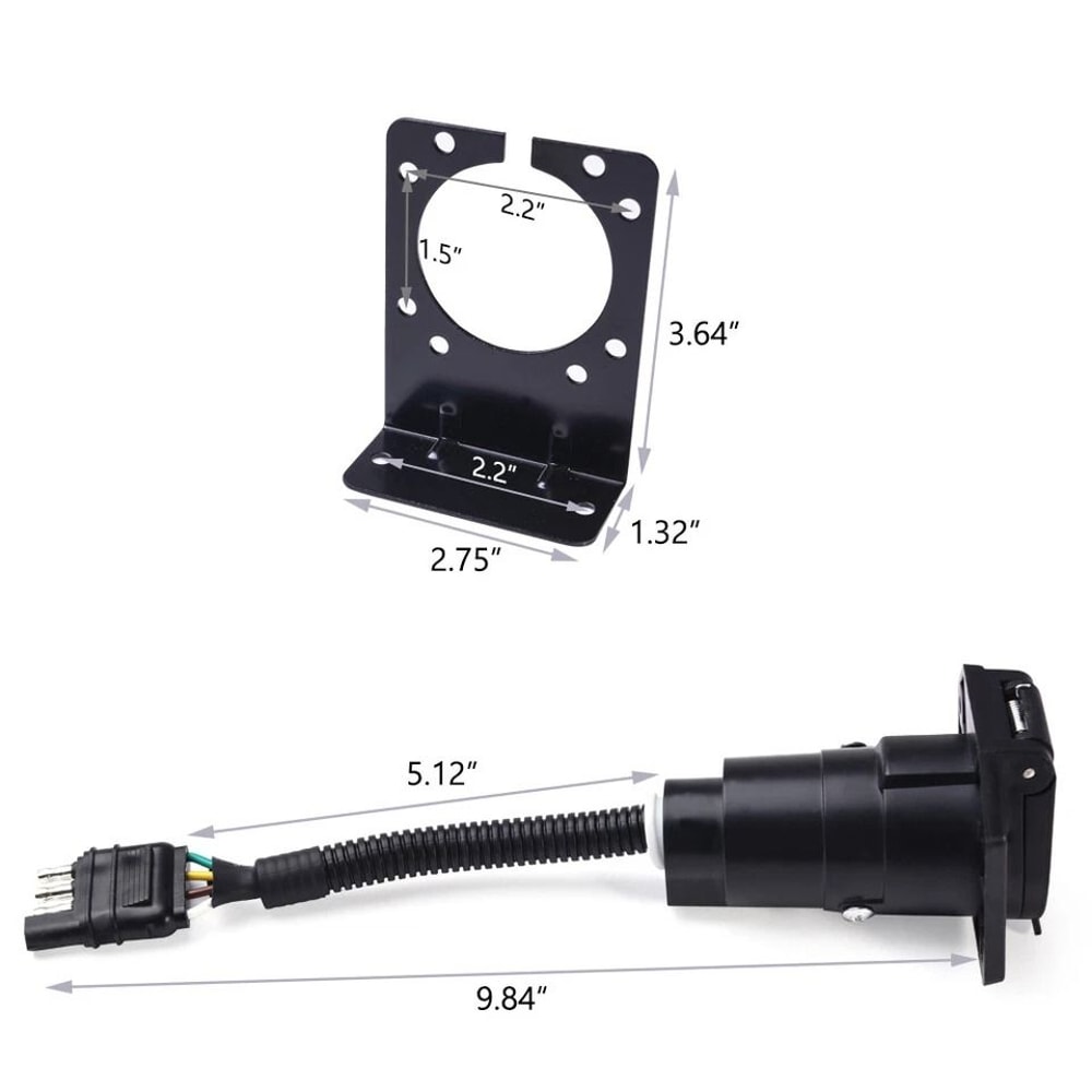 Blade Trailer Adapter Plug For RV Truck Towing 9