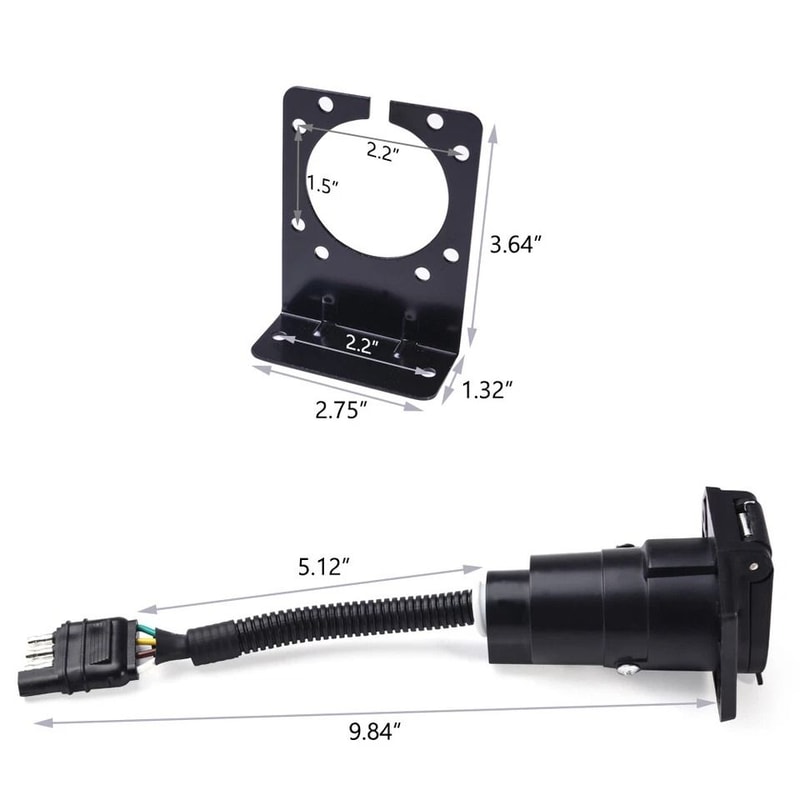 Blade Trailer Adapter Plug For RV Truck Towing 9