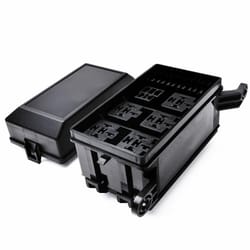waterproof fuse relay box for relays and blade fuses