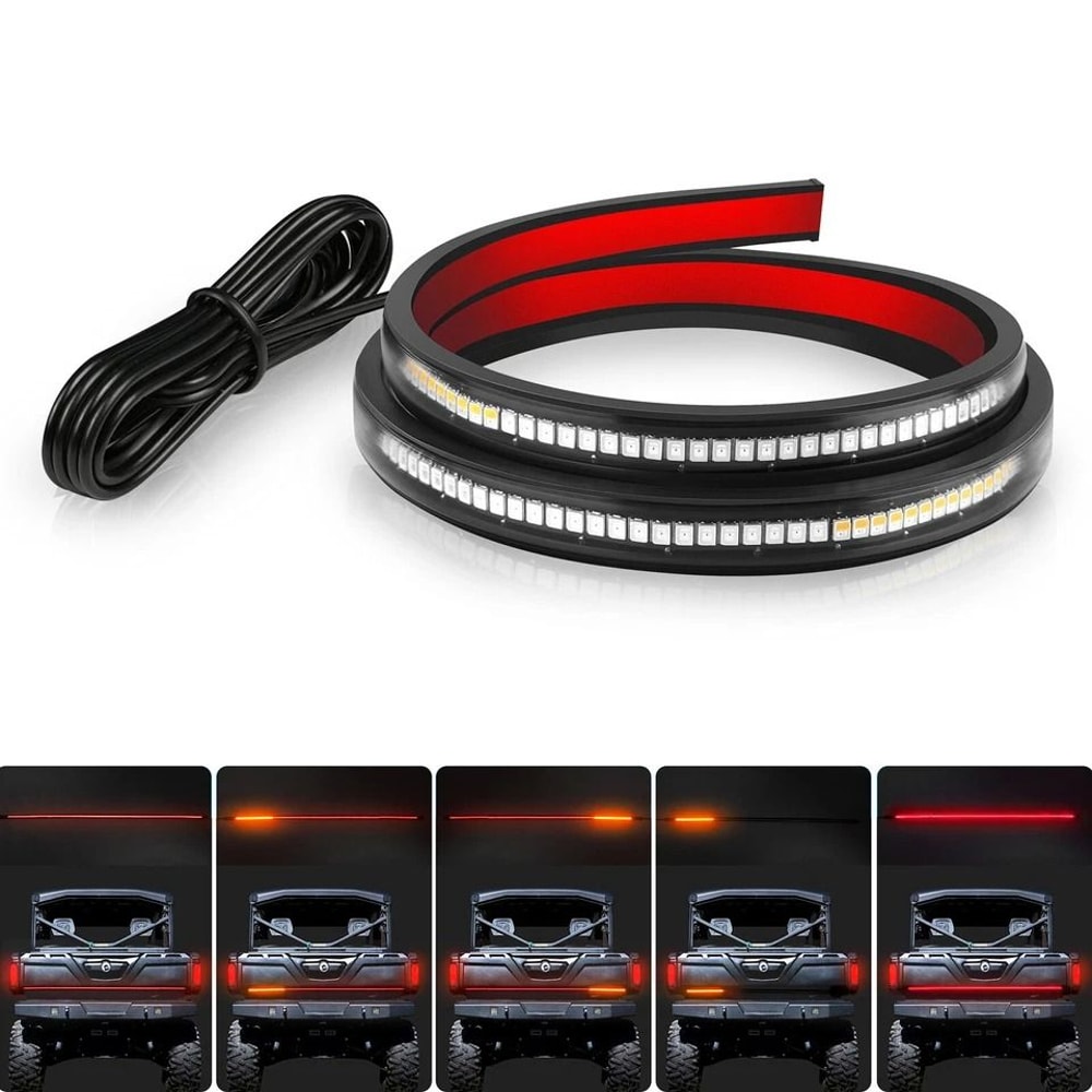 UTV LED Tail Light Strip LED Brake Turn Signal Bar For ATV Golf Cart 9