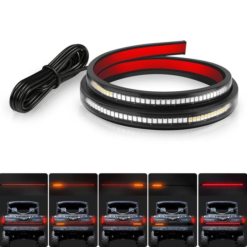 UTV LED Tail Light Strip LED Brake Turn Signal Bar For ATV Golf Cart 9