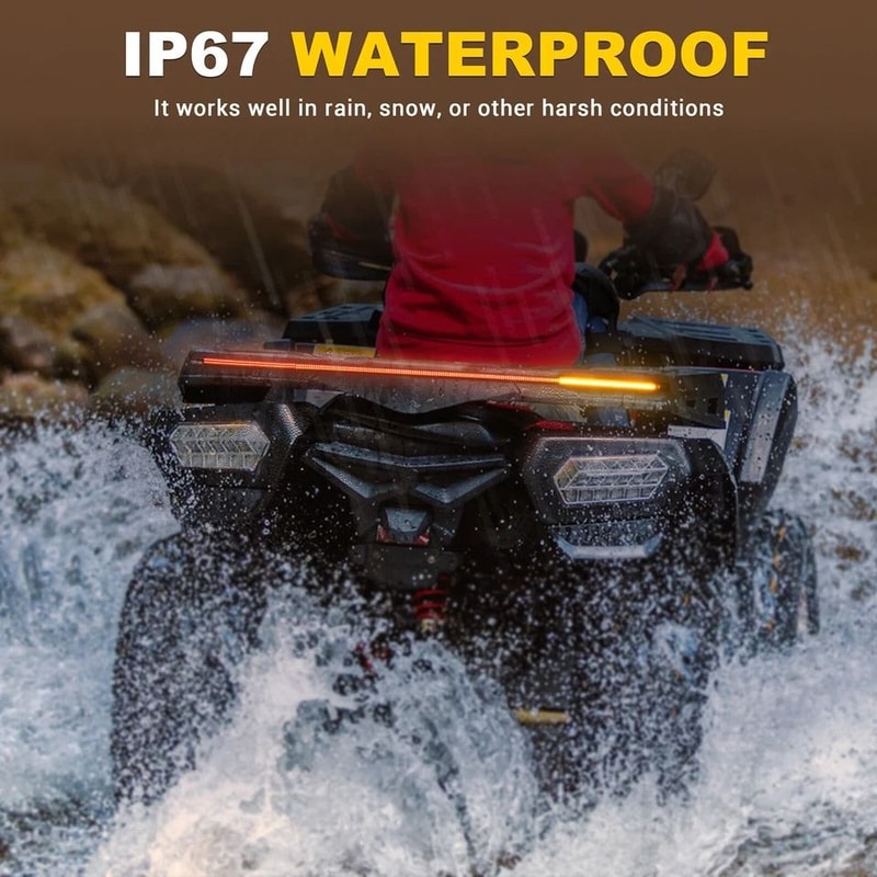 UTV LED Tail Light Strip LED Brake Turn Signal Bar For ATV Golf Cart 3