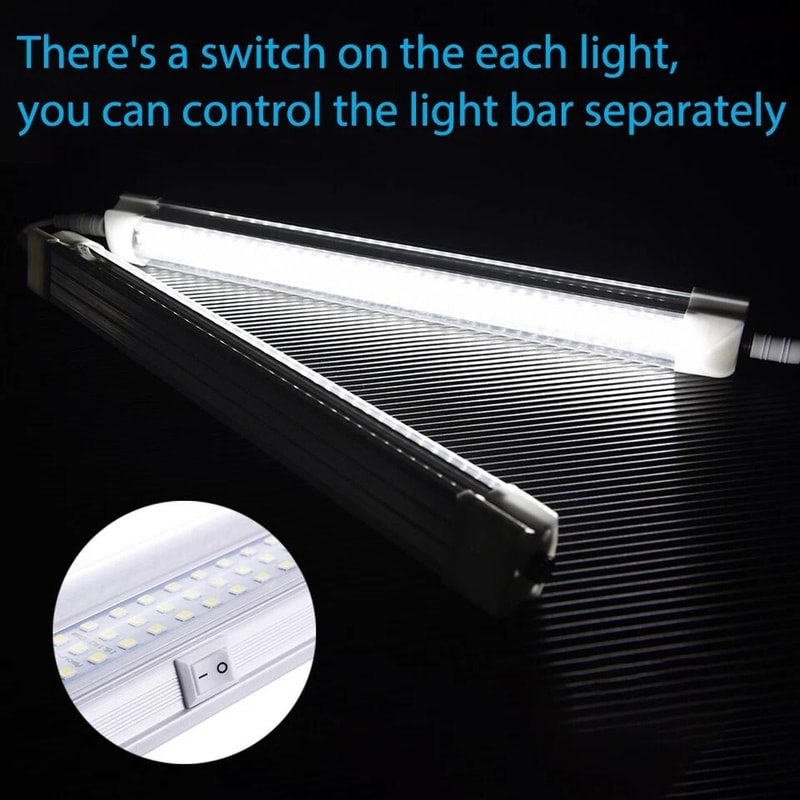 Car Interior LED Light Bar With Switch For RV Truck Boat 3