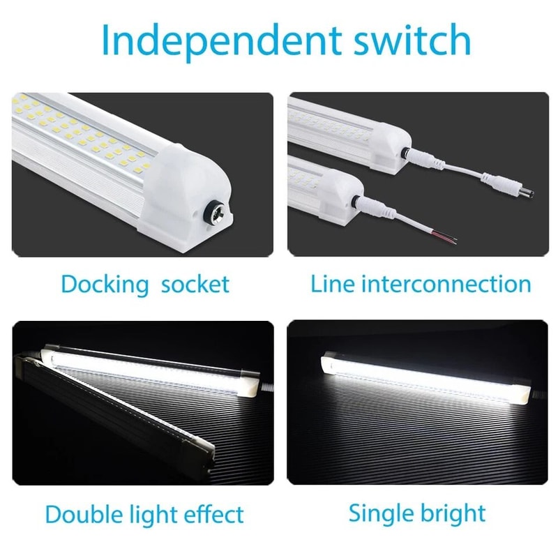 Car Interior LED Light Bar With Switch For RV Truck Boat 7