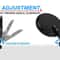 Motorcycle Bar End Mirrors Round Handlebar Pair 9