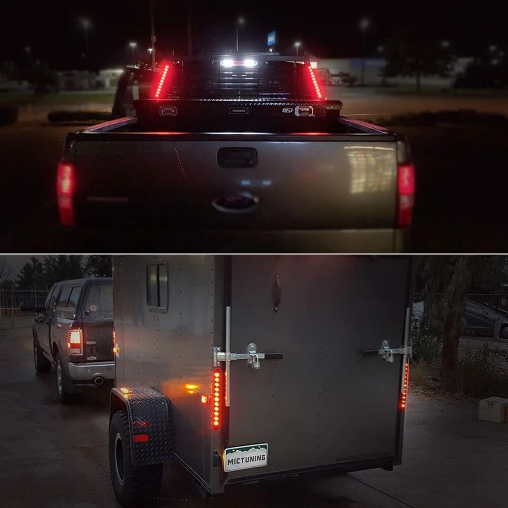 LED Trailer Light Bar Red Stop Turn Tail Brake Lights 4