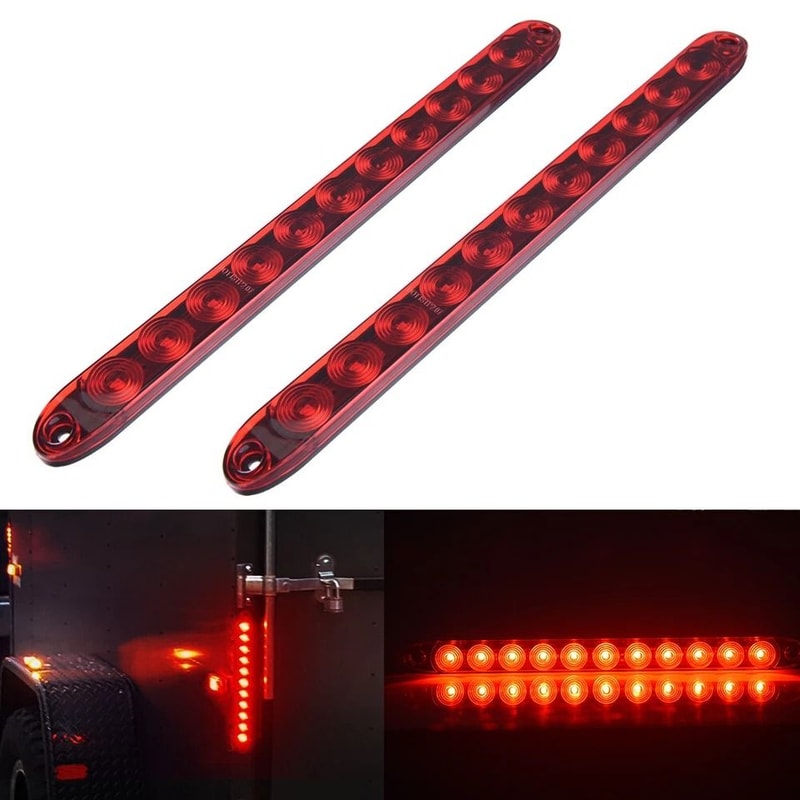 LED Trailer Light Bar Red Stop Turn Tail Brake Lights 7