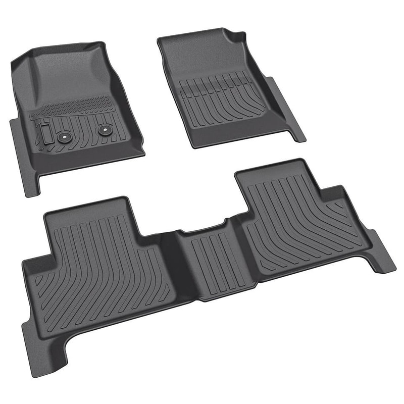 Chevy Colorado Floor Mats Crew Cab All Weather TPE Floor Liners 3