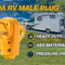 Amp RV Plug NEMA Replacement Connector With Easy Grip Handle 15