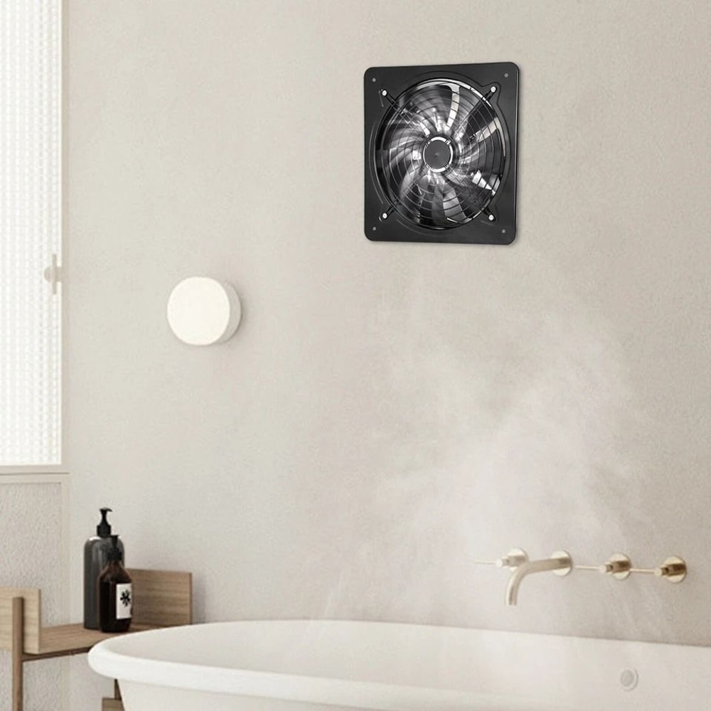 Silent Wall Exhaust Fan For Bathroom Kitchen And Garage Ventilation 6