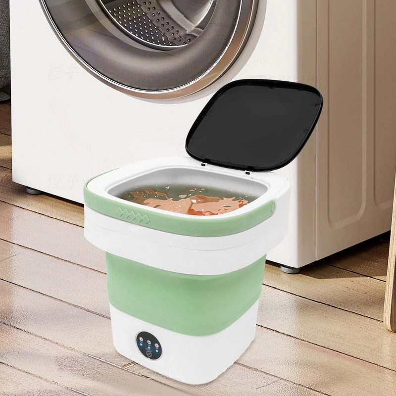 Foldable Portable Washing Machine For Small Laundry 0