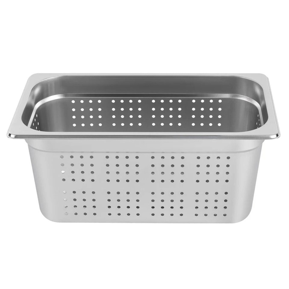 Size Steam Table Pan Deep Perforated Stainless Steel 3