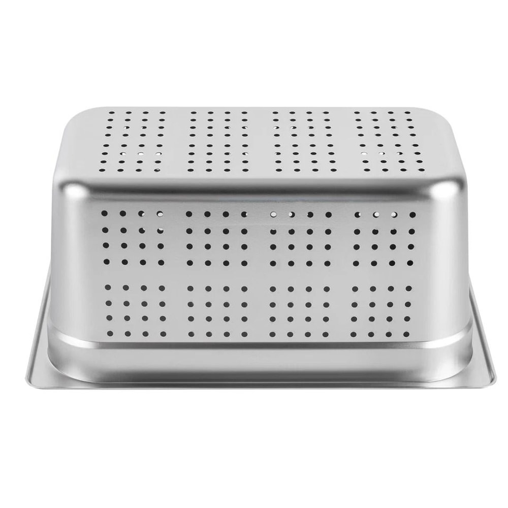 Size Steam Table Pan Deep Perforated Stainless Steel 4