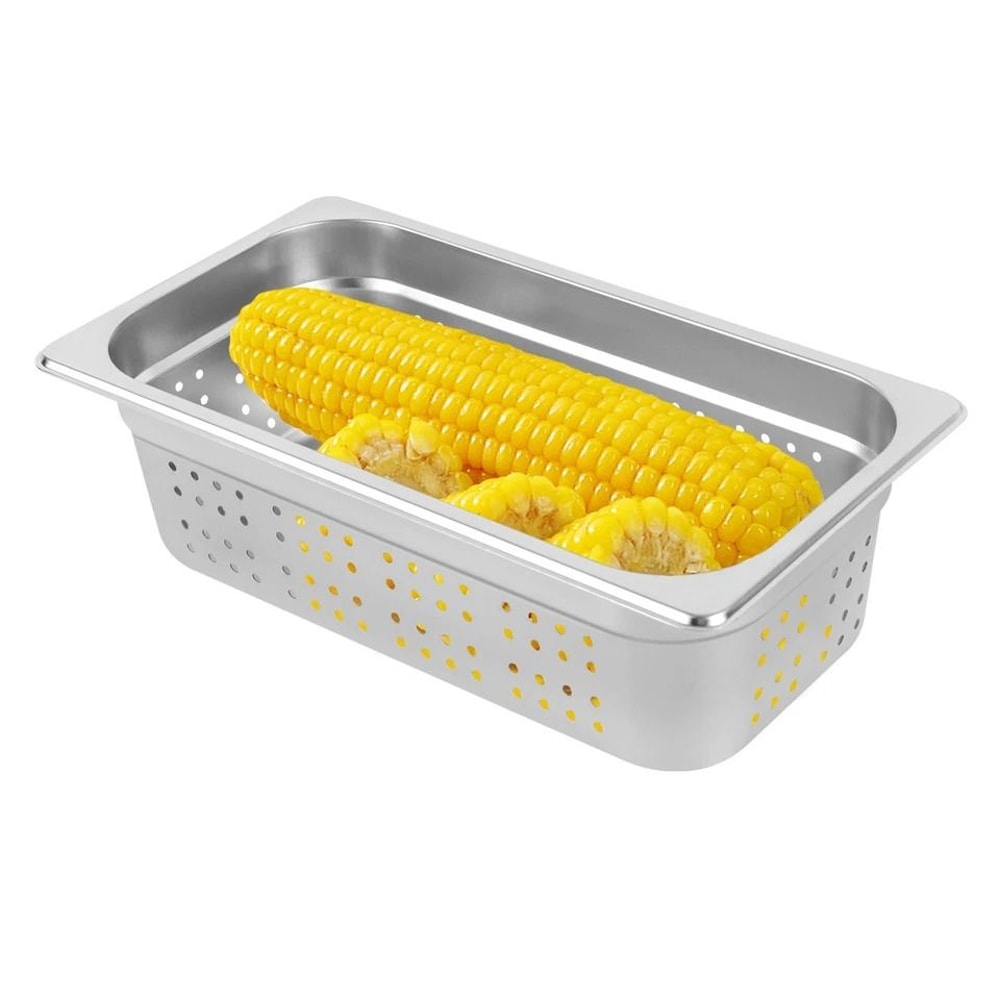 Size Steam Table Pan Deep Perforated Stainless Steel 7