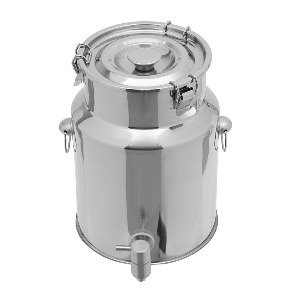 Stainless Steel Beverage Dispenser With Spigot For Milk Juice Coffee And Parties 2