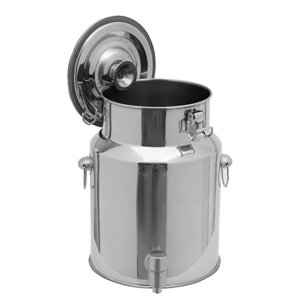 Stainless Steel Beverage Dispenser With Spigot For Milk Juice Coffee And Parties 5
