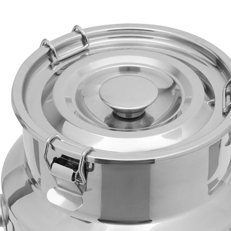 Stainless Steel Beverage Dispenser With Spigot For Milk Juice Coffee And Parties 7