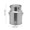 Stainless Steel Beverage Dispenser With Spigot For Milk Juice Coffee And Parties 11