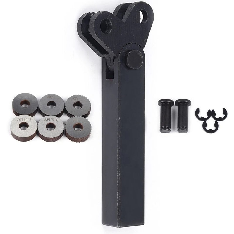Dual Wheel Lathe Knurling Tool Steel Knurl 0