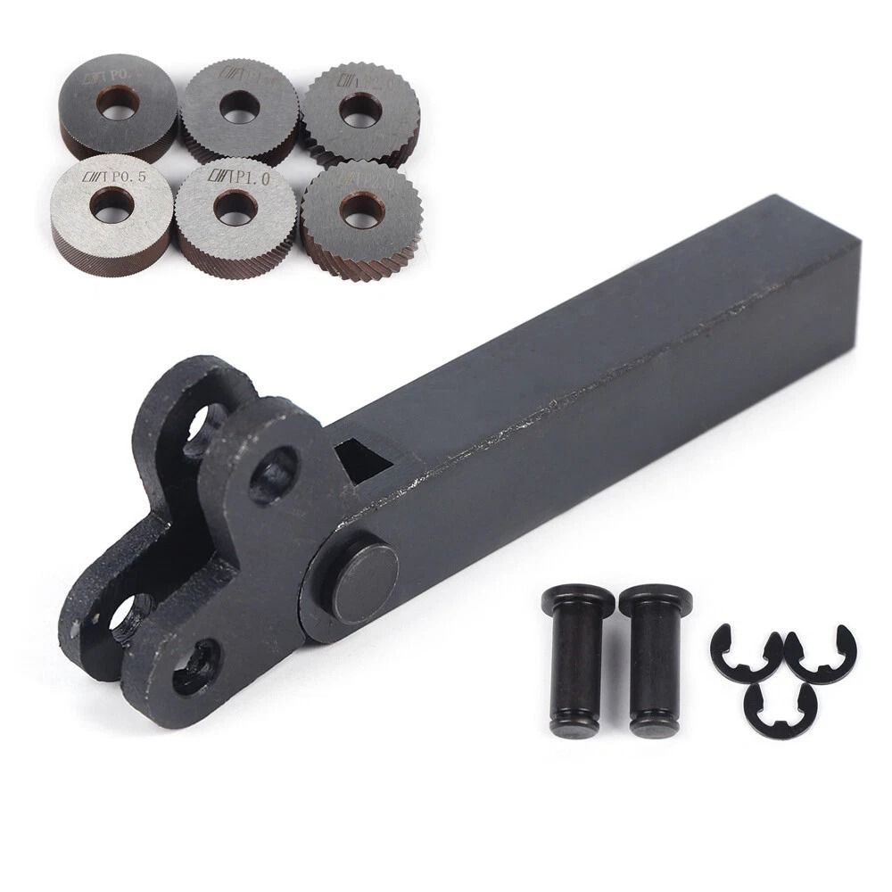 Dual Wheel Lathe Knurling Tool Steel Knurl 8