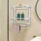 Tempered Glass Bathroom Shelf Wall Mounted Stainless Steel Rack 7
