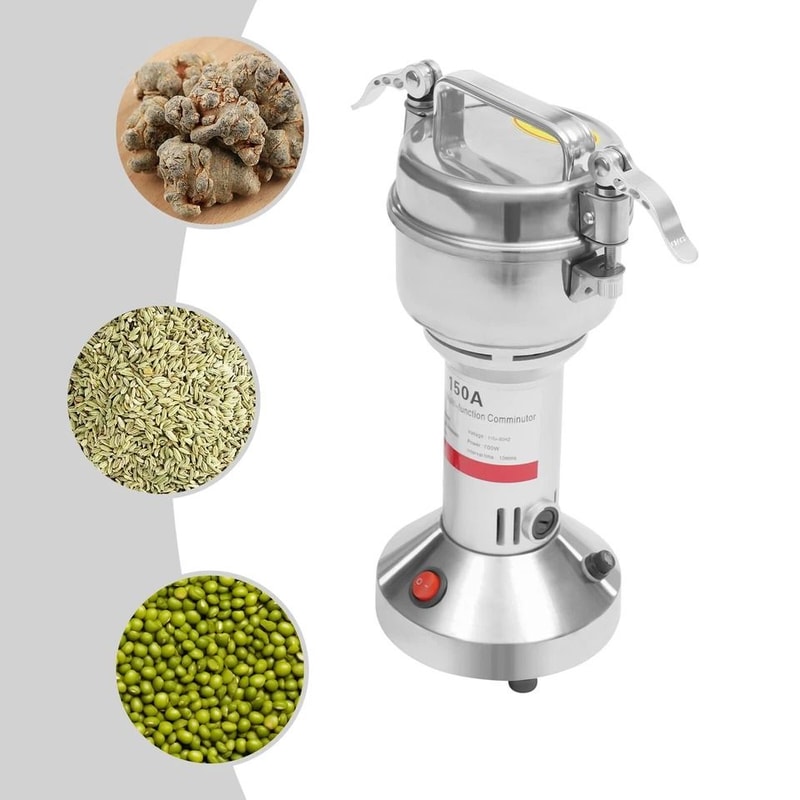 Heavy Duty Stainless Steel Electric Grain Mill Grinder Commercial Flour Grinder Machine 1