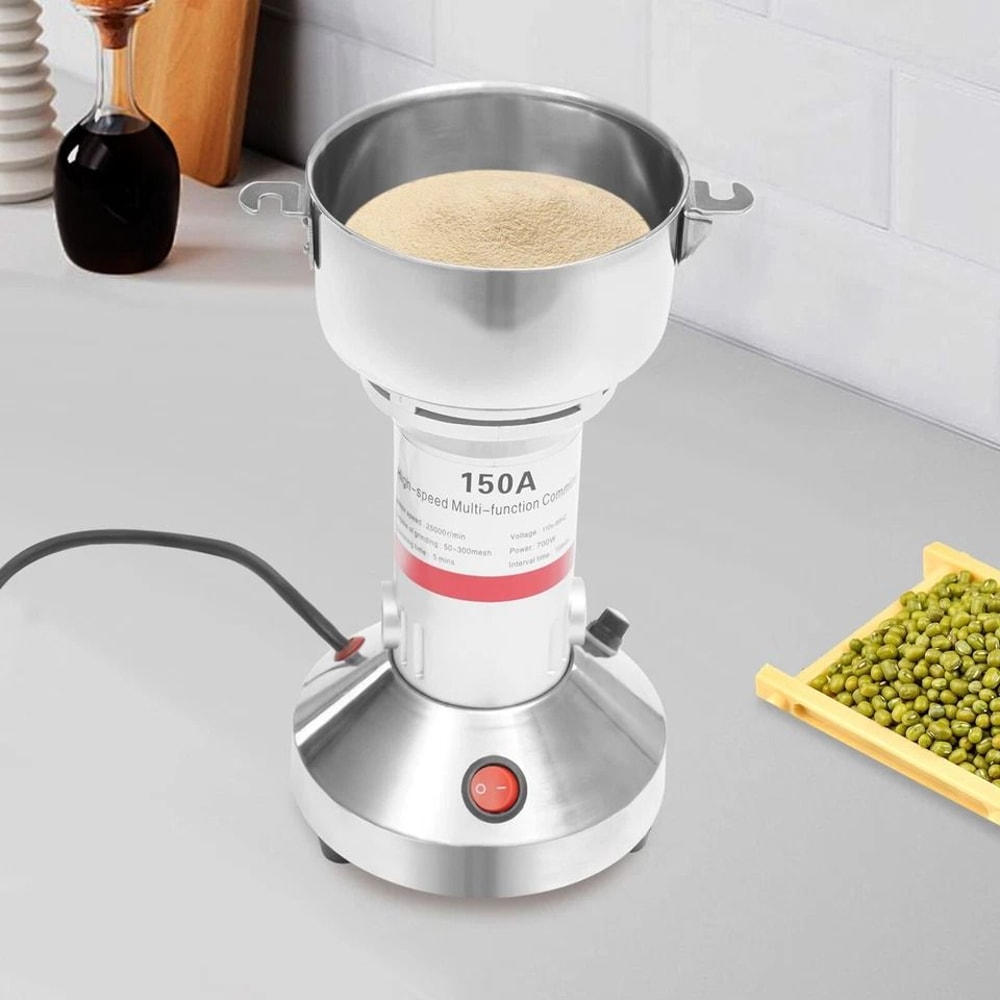 Heavy Duty Stainless Steel Electric Grain Mill Grinder Commercial Flour Grinder Machine 3