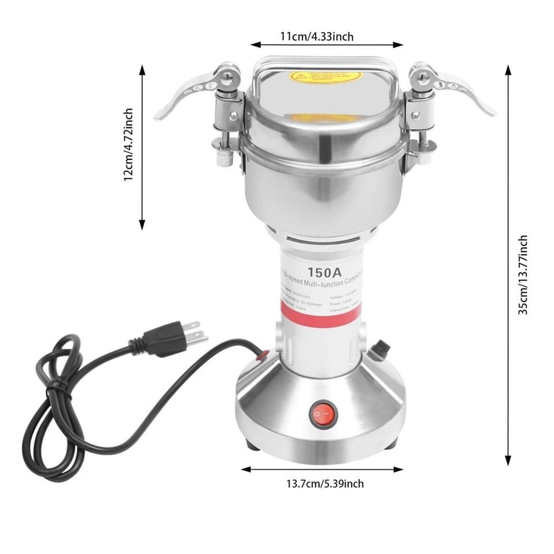 Heavy Duty Stainless Steel Electric Grain Mill Grinder Commercial Flour Grinder Machine 6