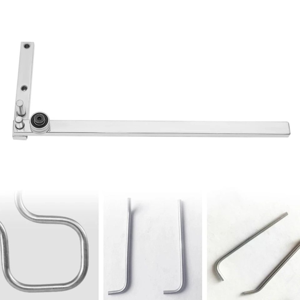 Mini Bench Manual Rod Bender Heavy Duty Steel Rod Bending Tool 10