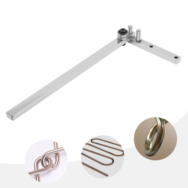 Mini Bench Manual Rod Bender Heavy Duty Steel Rod Bending Tool 14