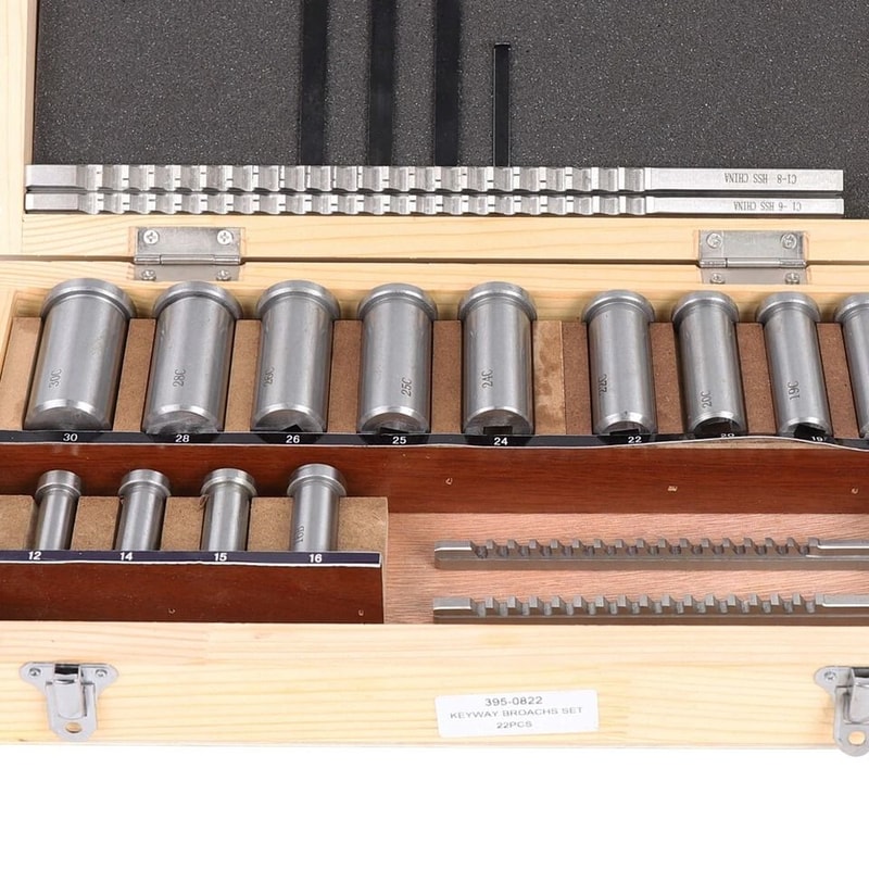Premium HSS Metric Keyway Broach Set Piece Precision Broaching Tools Kit 7