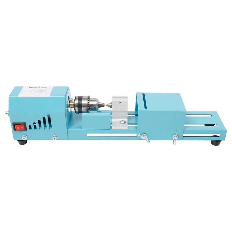 Compact Table Top Lathe Machine For Woodworking Mini Wood Lathe Mill Turn Tool 5