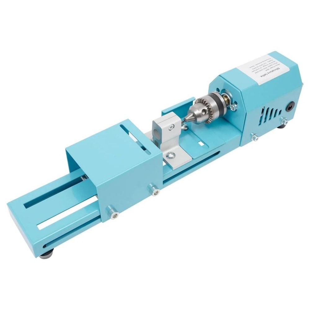 Compact Table Top Lathe Machine For Woodworking Mini Wood Lathe Mill Turn Tool 6