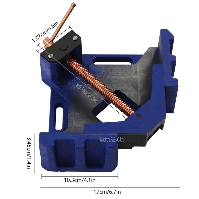 Welding Angle Clamp Right Angle Clamp Set Cast Iron Precision 4
