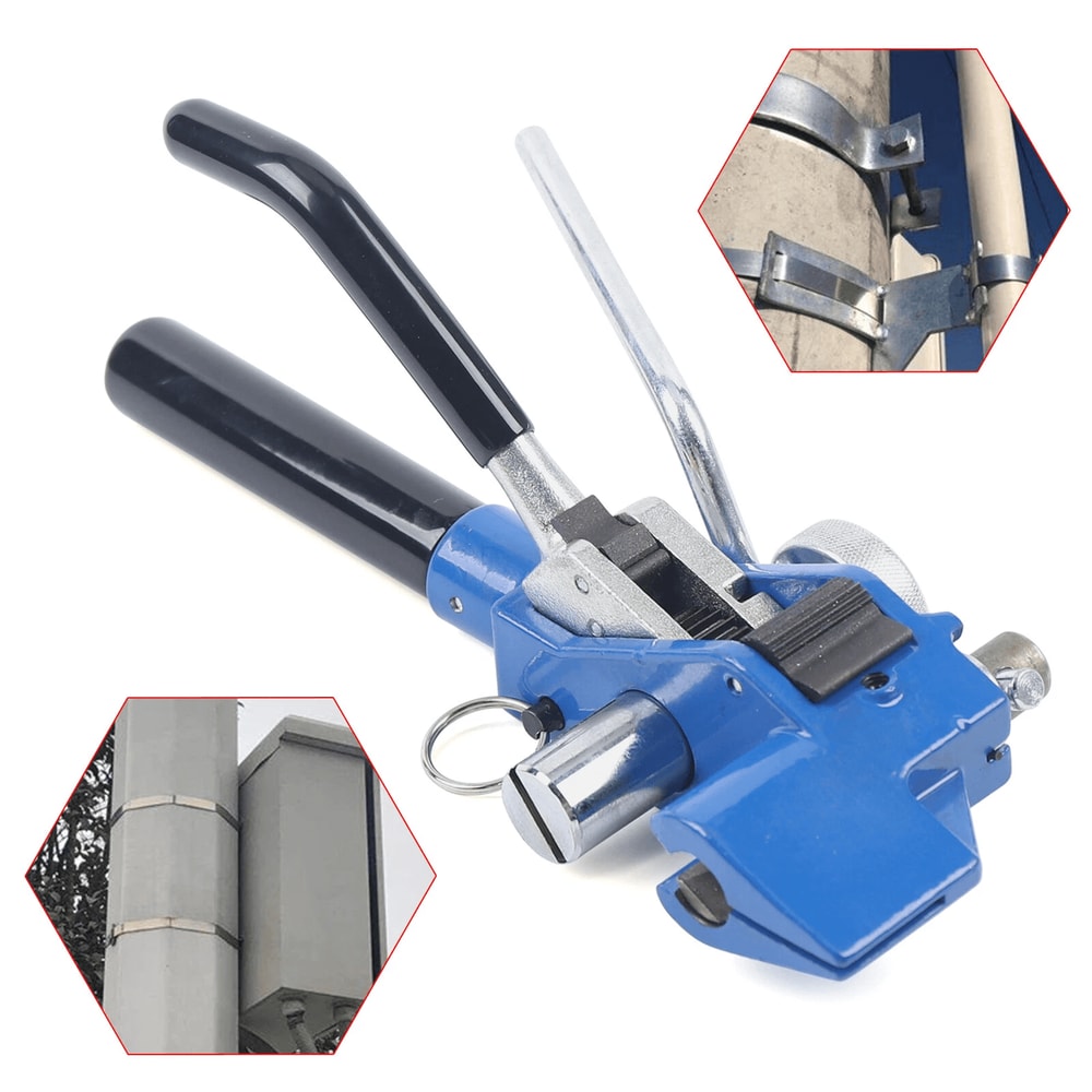 Steel Band Strapping Pliers SelfLocking Cable Tie Tool For Secure Packaging Wrapping 8