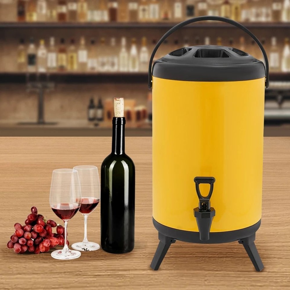 Premium 10L Insulated Beverage Dispenser Hot Cold Drink Server Container 3