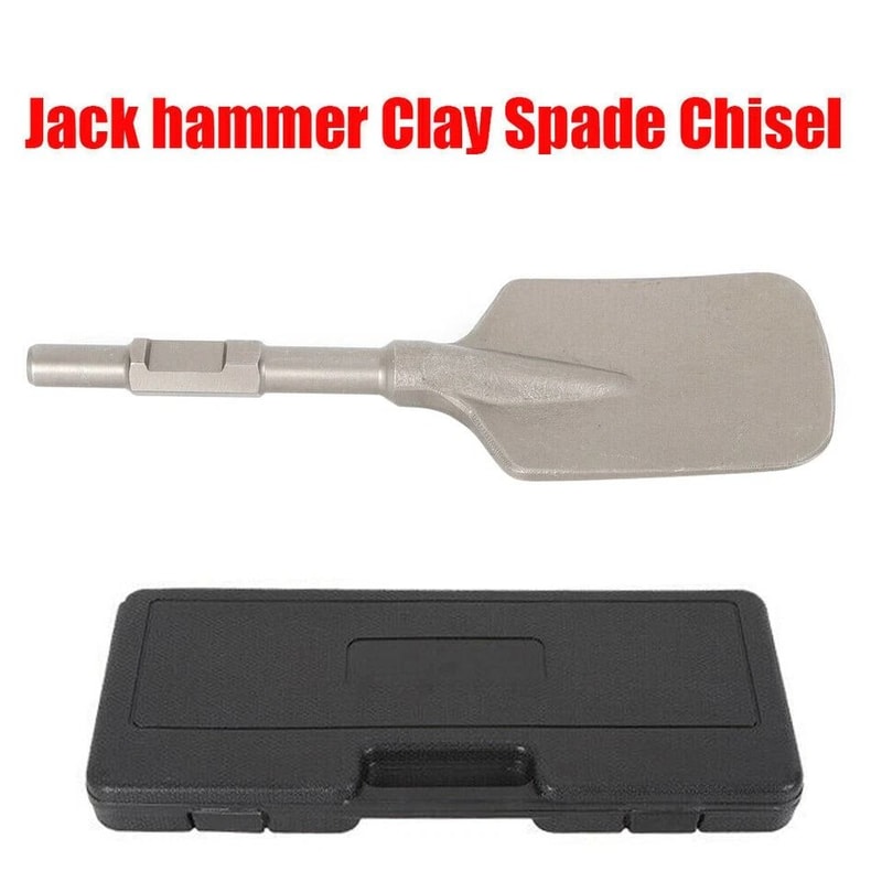 Jack Hammer Clay Spade Shovel Chisel Bit Hex Shank Demolition Hammer 1