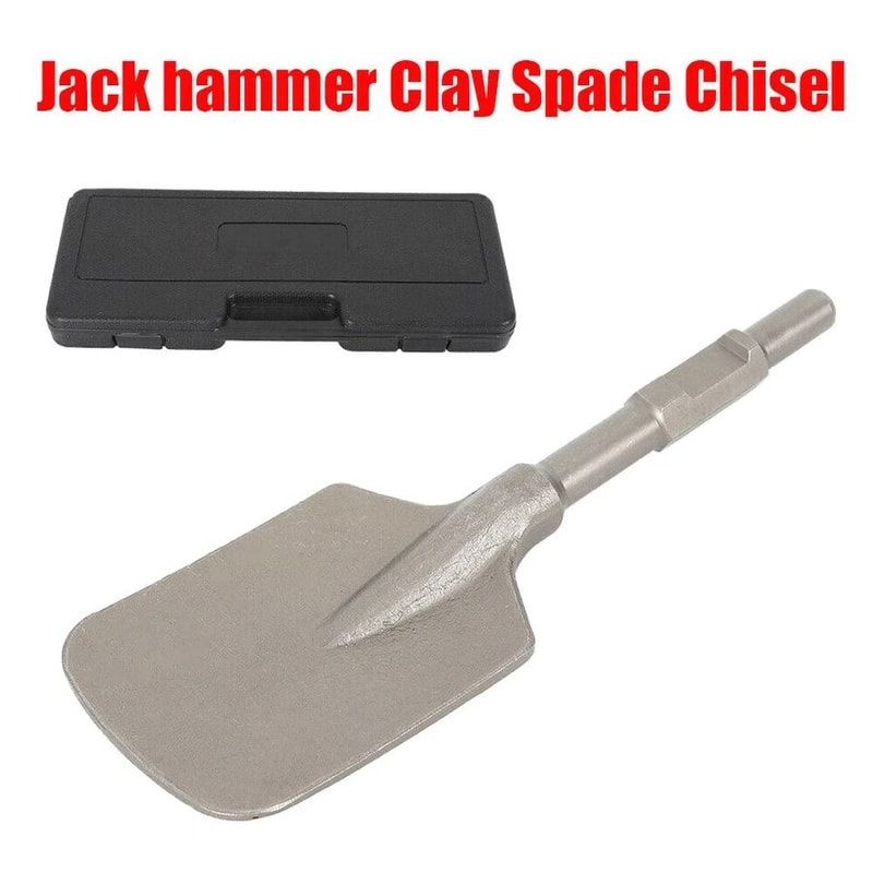 Jack Hammer Clay Spade Shovel Chisel Bit Hex Shank Demolition Hammer 2