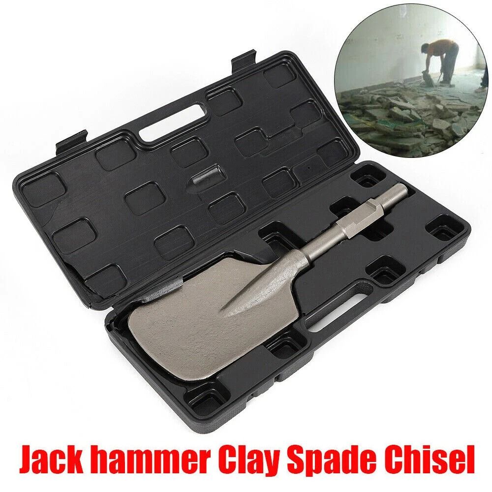 Jack Hammer Clay Spade Shovel Chisel Bit Hex Shank Demolition Hammer 4