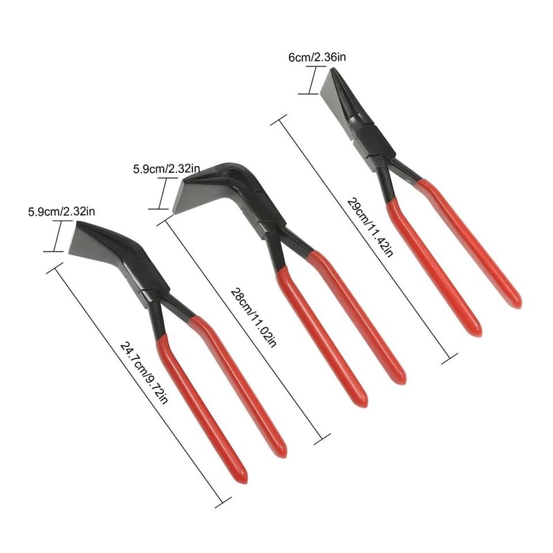 Professional Sheet Metal Bending Pliers Set Straight Hand Seamer Tool Set For Precision Metalwork 3