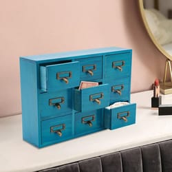 vintage drawer apothecary cabinet herb storage box & wooden drawer organizer