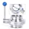 Tri Clamp Butterfly Valve Sanitary Butterfly Valve In Stainless Steel Clover Clamp Design 0