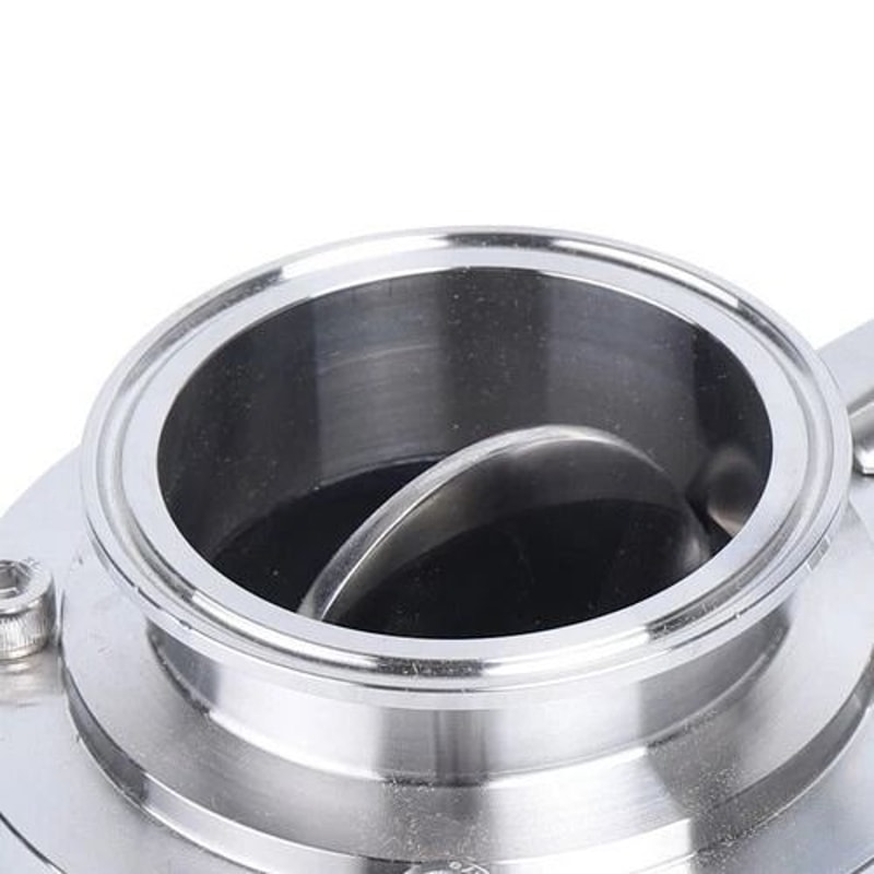 Tri Clamp Butterfly Valve Sanitary Butterfly Valve In Stainless Steel Clover Clamp Design 9