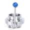 Tri Clamp Butterfly Valve Sanitary Butterfly Valve In Stainless Steel Clover Clamp Design 3