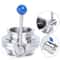 Tri Clamp Butterfly Valve Sanitary Butterfly Valve In Stainless Steel Clover Clamp Design 5