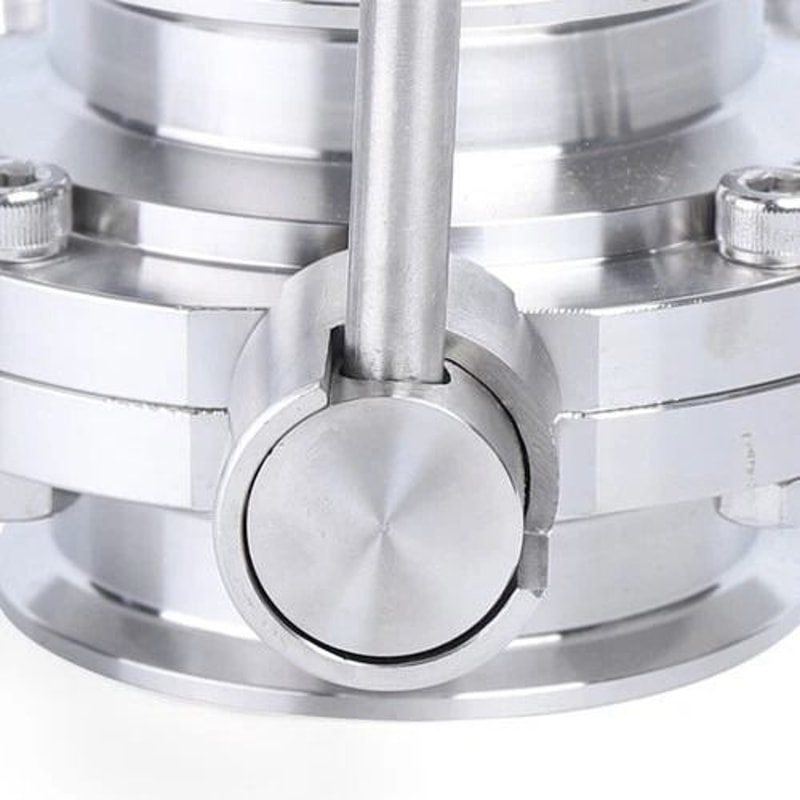 Tri Clamp Butterfly Valve Sanitary Butterfly Valve In Stainless Steel Clover Clamp Design 8